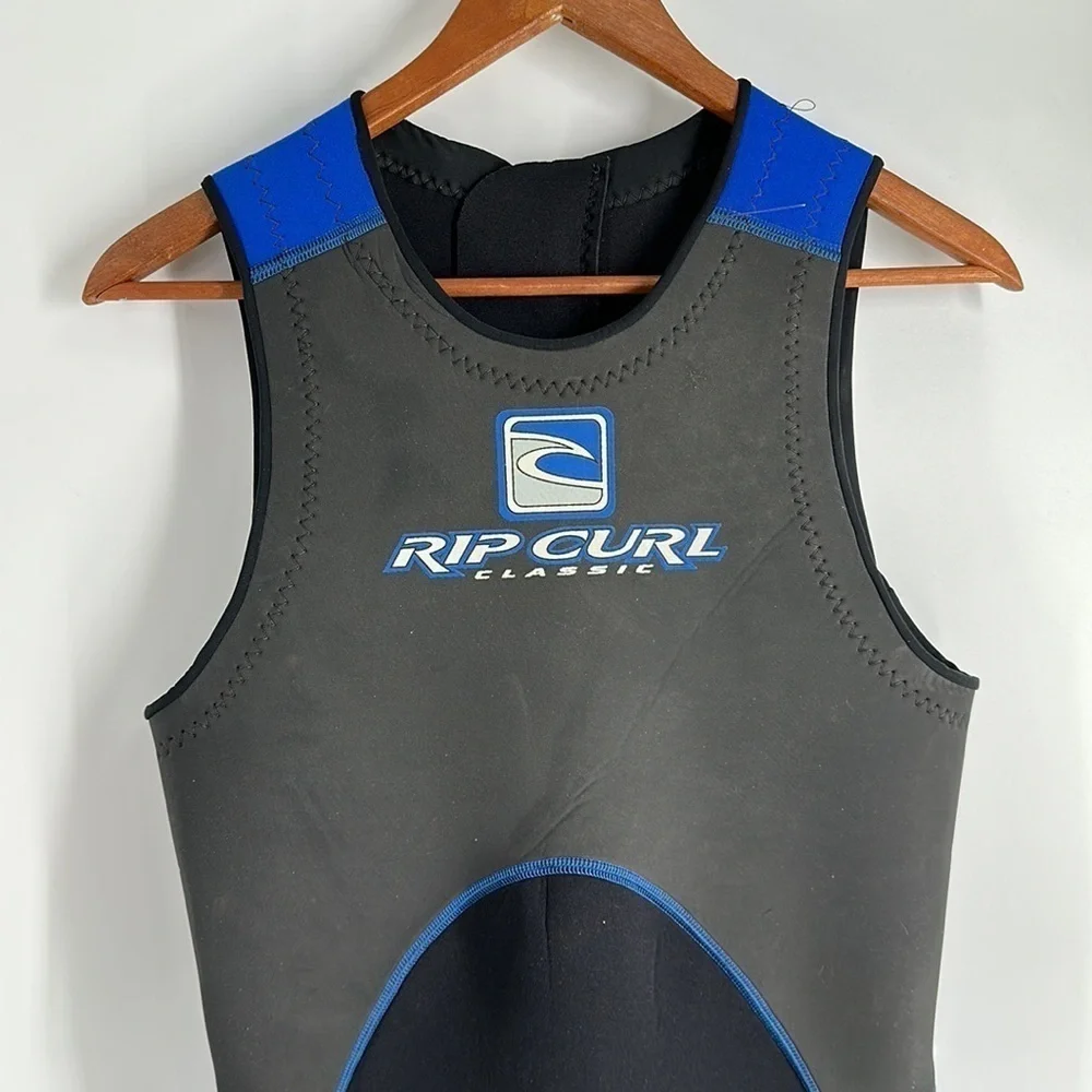 Rip Curl Classic wet suit sleeveless protective water gear diving surfing sz sm